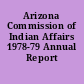 Arizona Commission of Indian Affairs 1978-79 Annual Report