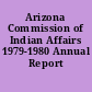 Arizona Commission of Indian Affairs 1979-1980 Annual Report