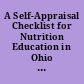 A Self-Appraisal Checklist for Nutrition Education in Ohio Schools (K-12)