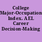 College Major-Occupation Index. AEL Career Decision-Making Program