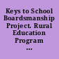 Keys to School Boardsmanship Project. Rural Education Program Final Report