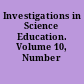 Investigations in Science Education. Volume 10, Number 3