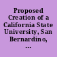 Proposed Creation of a California State University, San Bernardino, Off-Campus Center in the Coachella Valley. Commission Report 85-40