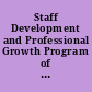 Staff Development and Professional Growth Program of the Mehlville School District