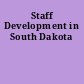 Staff Development in South Dakota
