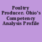 Poultry Producer. Ohio's Competency Analysis Profile