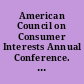 American Council on Consumer Interests Annual Conference. Proceedings. (39th, Lexington, Kentucky, March 31-April 3, 1993)