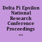 Delta Pi Epsilon National Research Conference Proceedings (Los Angeles, California, November 12-14, 1992)