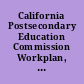 California Postsecondary Education Commission Workplan, 1996 through 2000