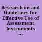 Research on and Guidelines for Effective Use of Assessment Instruments and Strategies for Adult Learners Enrolled in Adult Basic and Literacy Education Programs. Final Report