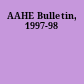 AAHE Bulletin, 1997-98