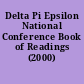 Delta Pi Epsilon National Conference Book of Readings (2000)