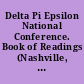 Delta Pi Epsilon National Conference. Book of Readings (Nashville, Tennessee, November 15-17, 2001)