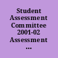 Student Assessment Committee 2001-02 Assessment Program Orientation