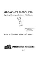 Breaking through Engendering, Monitoring and Evaluation in Adult Education /