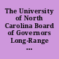 The University of North Carolina Board of Governors Long-Range Plan, 2004-2009