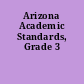 Arizona Academic Standards, Grade 3
