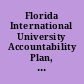 Florida International University Accountability Plan, 2020. Revised.