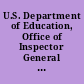U.S. Department of Education, Office of Inspector General FY 2020 Annual Plan.
