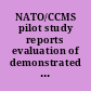 NATO/CCMS pilot study reports evaluation of demonstrated and emerging technologies for the treatment and clean up of contaminated land and groundwater.