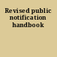 Revised public notification handbook