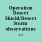 Operation Desert Shield/Desert Storm observations on the performance of the Army's Hellfire missile : report to the Secretary of the Army /