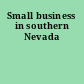 Small business in southern Nevada