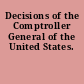 Decisions of the Comptroller General of the United States.