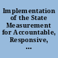 Implementation of the State Measurement for Accountable, Responsive, and Transparent (SMART) Government Act : performance audit : August 2012 /