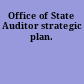Office of State Auditor strategic plan.