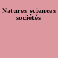 Natures sciences sociétés