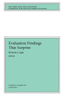 Evaluation findings that surprise /