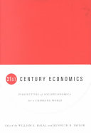 Twenty-first century economics : perspectives of socioeconomics for a changing world /