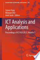 ICT analysis and applications proceedings of ICT4SD 2023.