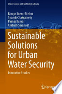 Sustainable solutions for urban water security innovative studies /