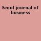 Seoul journal of business