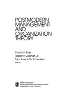 Postmodern management and organization theory /