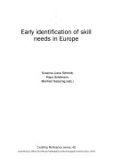 Early identification of skill needs in Europe /