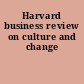 Harvard business review on culture and change
