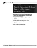 Strategic management : bridging strategy and performance /