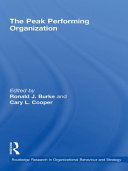 The peak performing organization