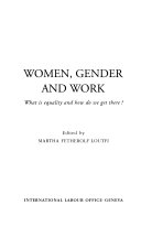Women, gender and work : what is equality and how do we get there? /