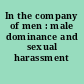 In the company of men : male dominance and sexual harassment /
