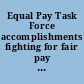Equal Pay Task Force accomplishments fighting for fair pay in the workplace.