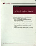Profiting from total quality /