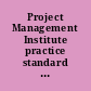 Project Management Institute practice standard for work breakdown structures.