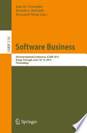 Software business : 6th International Conference, ICSOB 2015, Braga, Portugal, June 10-12, 2015, Proceedings /