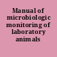 Manual of microbiologic monitoring of laboratory animals