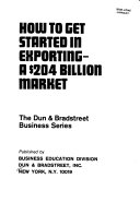 How to get started in exporting--a $204 billion market.