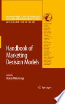 Handbook of marketing decision models /